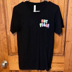 Radiant Roots Collective Not Vegan Black T-shirt - Small